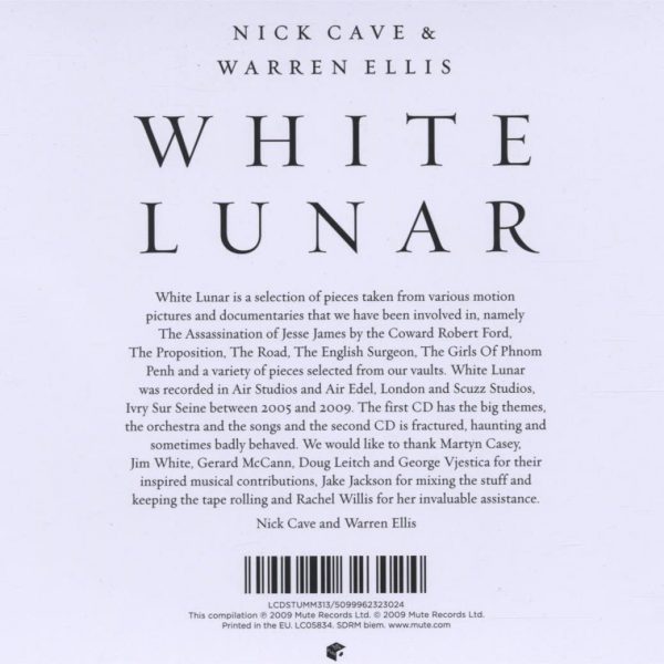 CAVE NICK & WARREN ELLIS – WHITE LUNAR