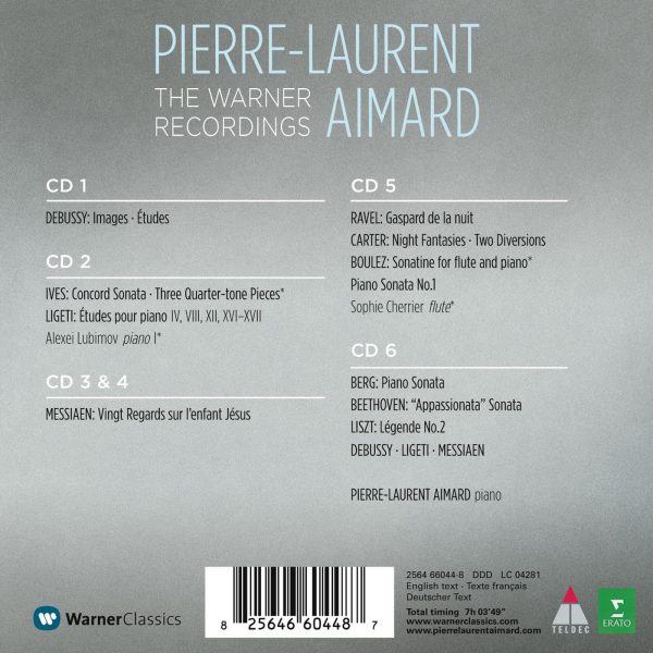 AIMARD PIERRE-LAURENT – WARNER RECORDINGS