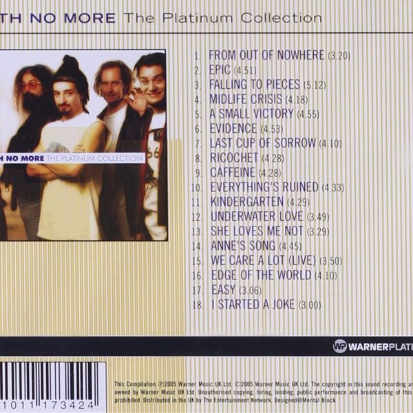 FAITH NO MORE – PLATINUM COLLECTION