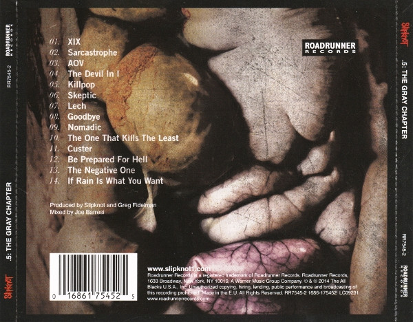 SLIPKNOT – 5: THE GRAY CHAPTER CD
