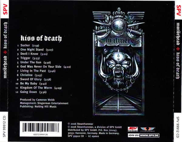 MOTORHEAD – KISS OF DEATH CD