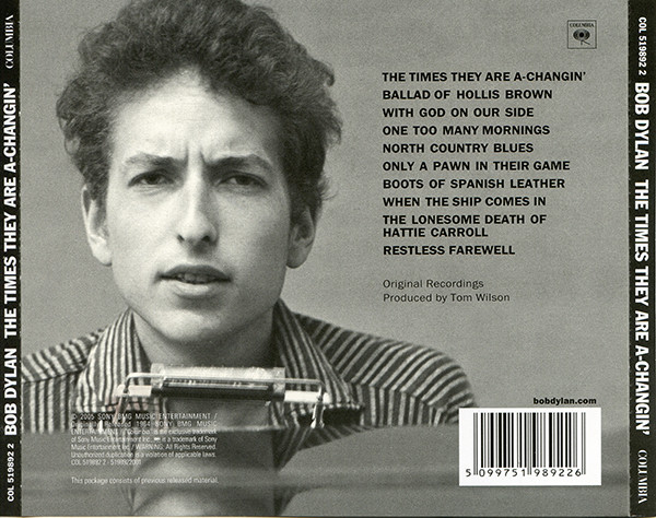 DYLAN BOB – TIMES THEY ARE A-CHANGIN’…RM