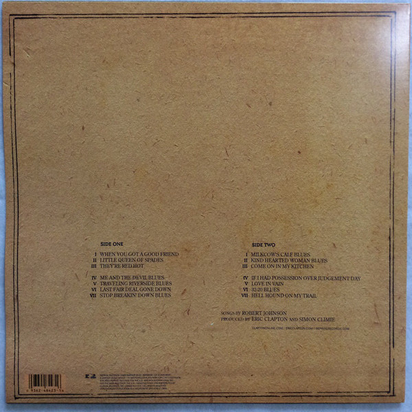 CLAPTON ERIC – ME AND MR JOHNSON LP