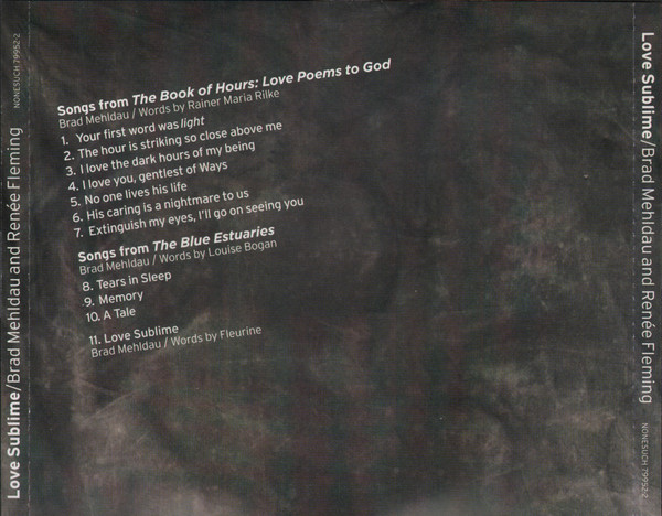 MEHLDAU BRAD/FLEMING RENEE – LOVE SUBLIME CD