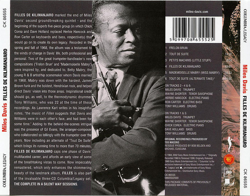 DAVIS MILES – FILLES DE KILIMANJARO…REMASTER CD