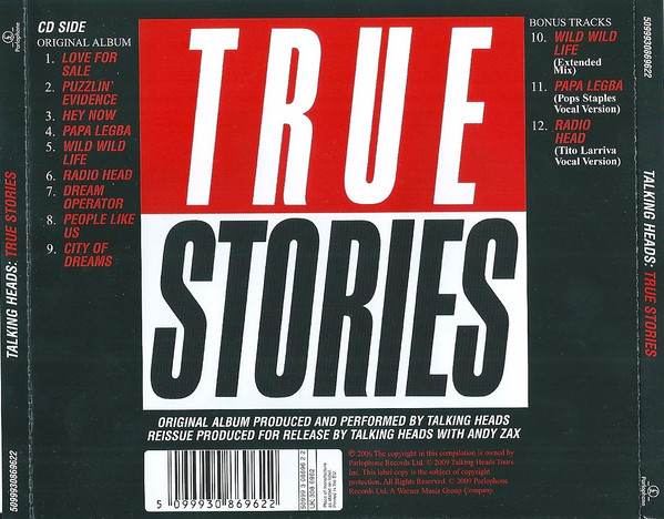 TALKING HEADS – TRUE STORIES…RM