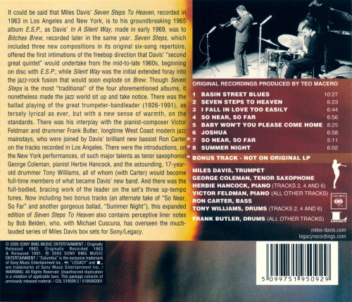 DAVIS MILES – SEVEN STEPS TO HEAVEN CD
