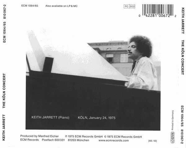JARRETT KEITH – KOLN CONCERT CD