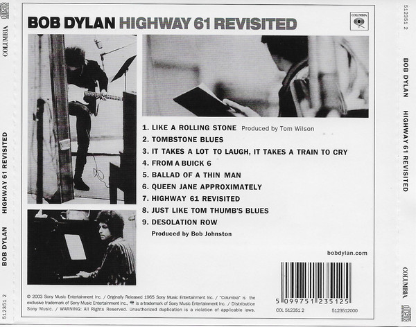 DYLAN BOB – HIGHWAY 61 REVISTED…CD