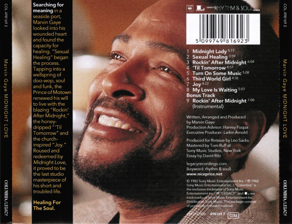 GAYE MARVIN – MIDNIGHT LOVE CD