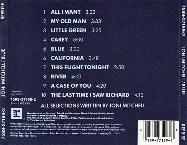 MITCHELL JONI – BLUE