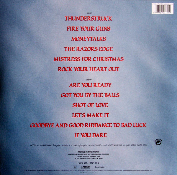 AC/DC – RAZORS EDGE…LP