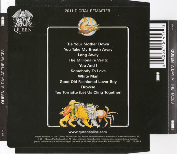 QUEEN – DAY AT THE RACES…CD