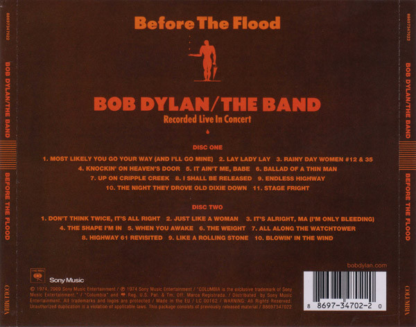 DYLAN BOB/THE BAND – BEFORE THE FLOOD…CD2