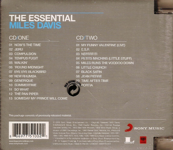 DAVIS MILES – ESSENTIAL REBRAND CD2