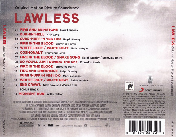 OST/CAVE NICK & ELLIS WARREN –  LAWLESS