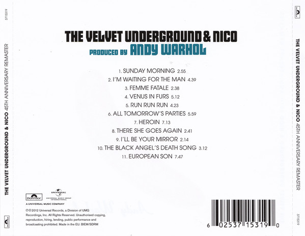 VELVET UNDERGROUND – FEAT NICO