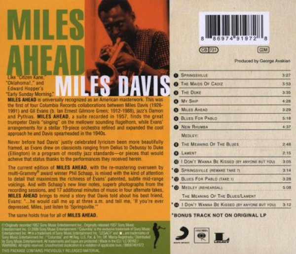 DAVIS MILES – MILES AHEAD…CD
