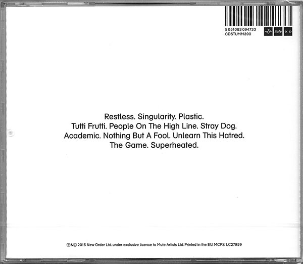 NEW ORDER – MUSIC COMPLETE