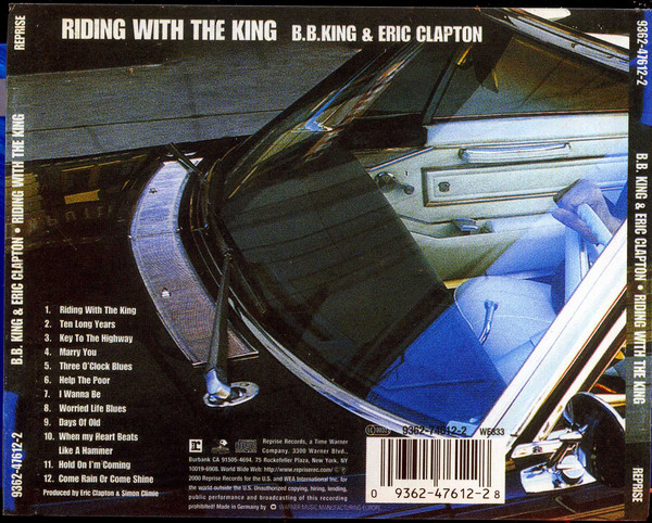 CLAPTON ERIC & B.B. KING – RIDING WITH THE KING CD