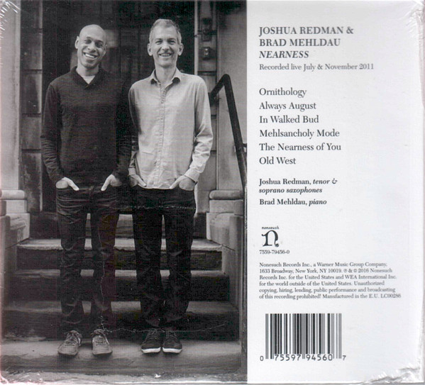 REDMAN JOSHUA/MEHLDAU BRAD – NEARNESS CD