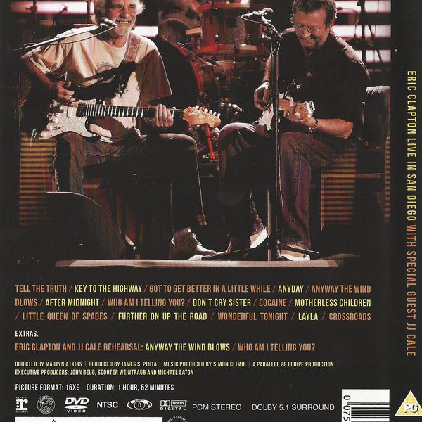 CLAPTON ERIC – LIVE IN SAN DIEGO…DVD