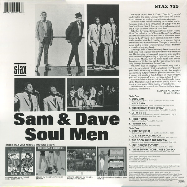 SAM & DAVE – SOUL MEN LP