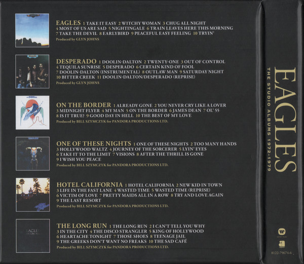 EAGLES – STUDIO ALBUMS 1972-1979 (limited edition boxset)