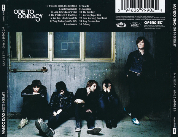 MANDO DIAO – ODE TO OCHRASY