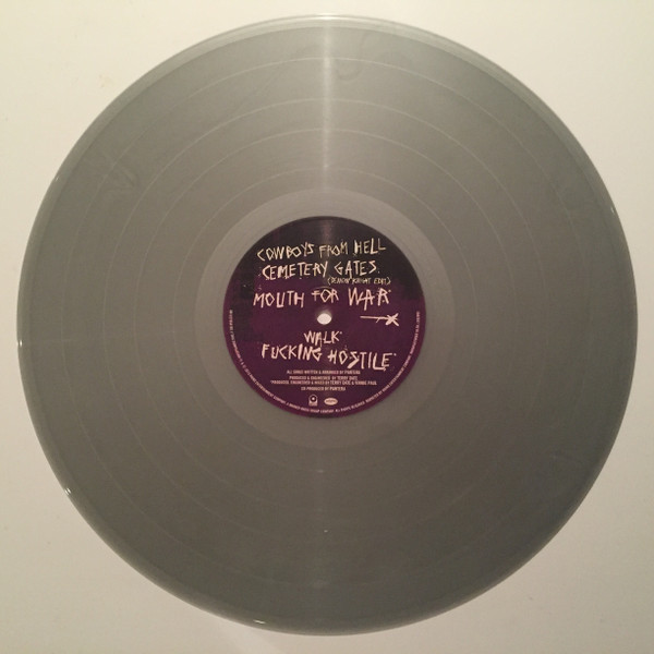 PANTERA – HISTORY OF HOSTILITY silver vinyl LP