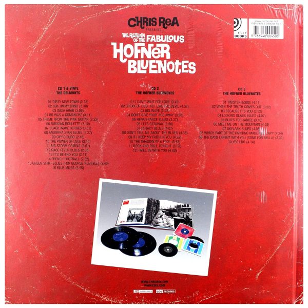 REA CHRIS – HOFNER BLUENOTES…BOOK+3CD