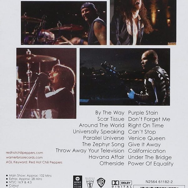 RED HOT CHILI PEPPERS – LIVE AT SLANE CASTLE…DVD