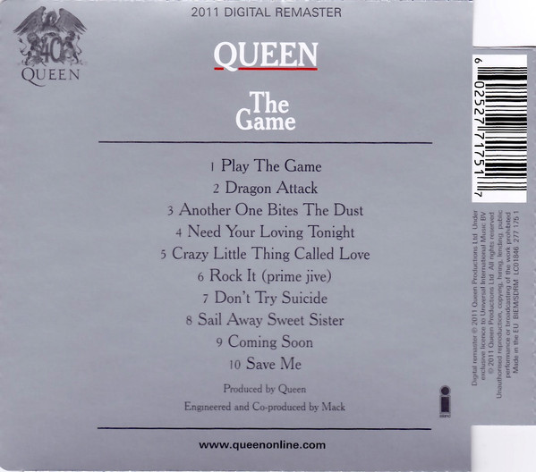 QUEEN – GAME…CD