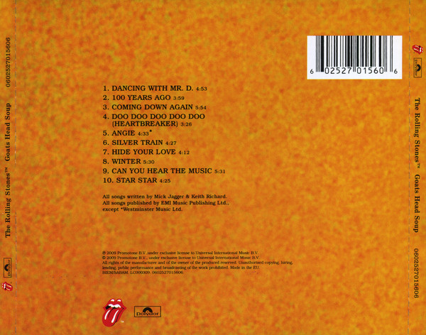 ROLLING STONES – GOATS HEAD SOUP…CD