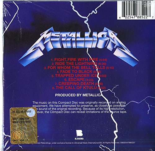 METALLICA – RIDE THE LIGHTNING