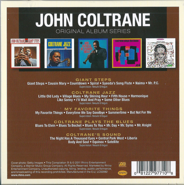 COLTRANE JOHN – ORGINAL ALBUM SERIES CD5