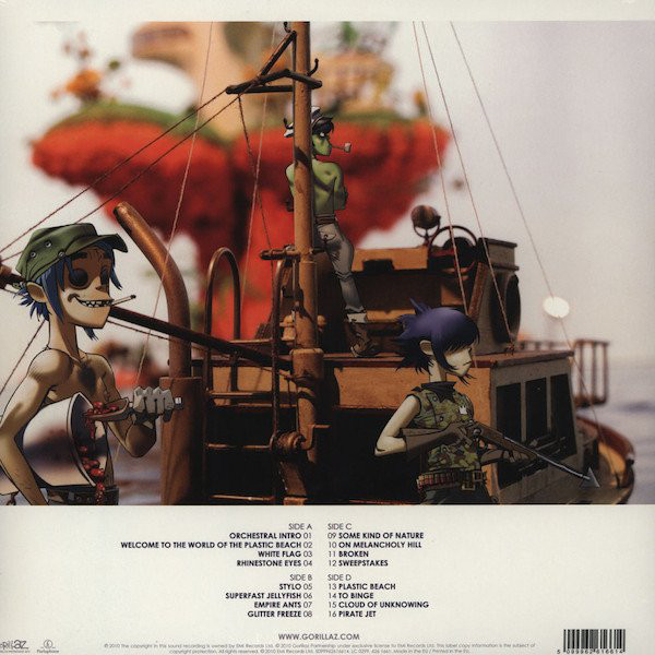 GORILLAZ – PLASTIC BEACH…LP2