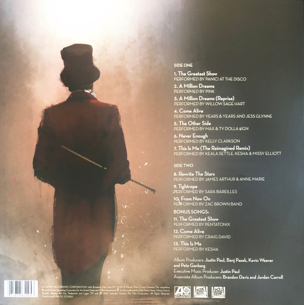 O.S.T. – GREATEST SHOWMAN REIMAGINED LP