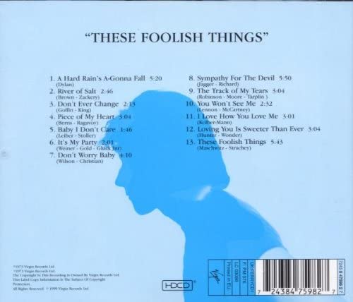 FERRY BRYAN – THESE FOOLISH THINGS CD