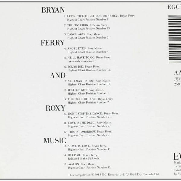 FERRY BRYAN – ULTIMATE COLLECTION CD