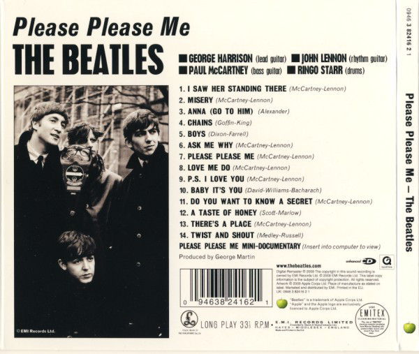 BEATLES – PLEASE PLEASE ME-RM LTD….CD