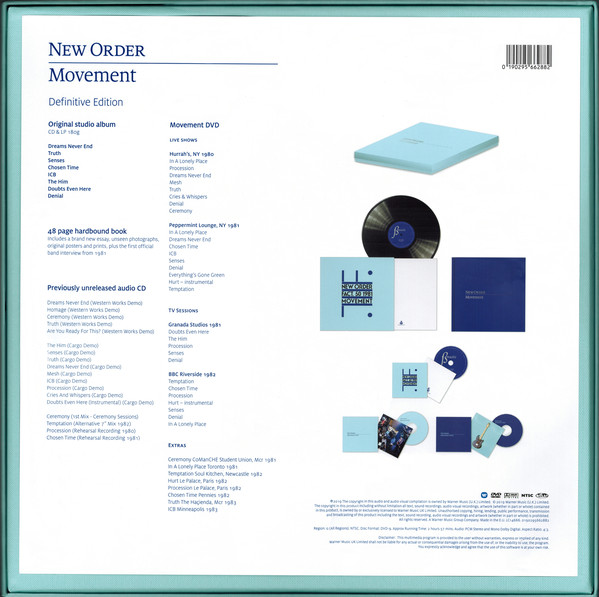 NEW ORDER – MOVEMENT…BOX LP+CD+DVD