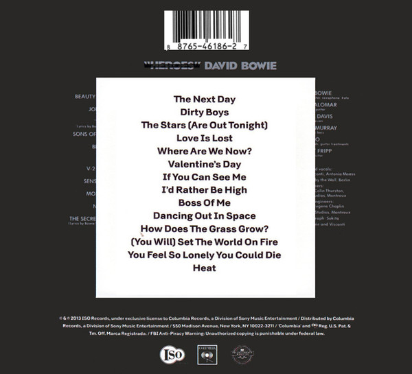 BOWIE DAVID – NEXT DAY…CD