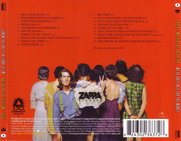 ZAPPA FRANK – WE’RE ONLY IN IT FOR THE MONEY