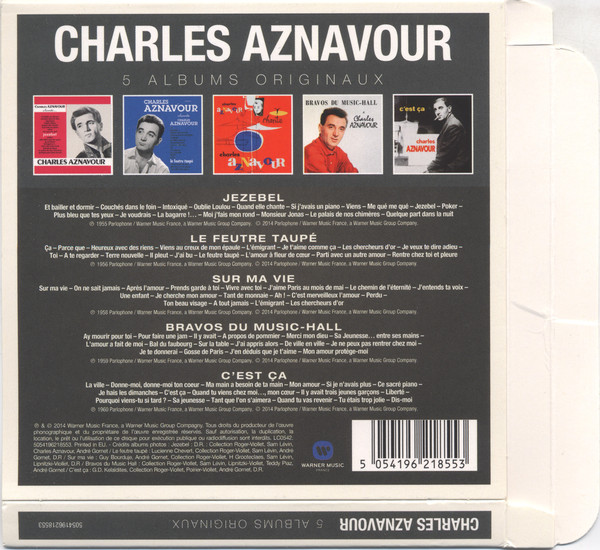AZNAVOUR CHARLES – ORIGINAL ALBUM SERIES