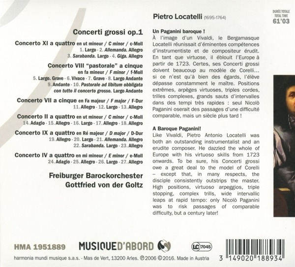 LOCATELLI/GOLTZ – CONCERTI GROSSI…CD