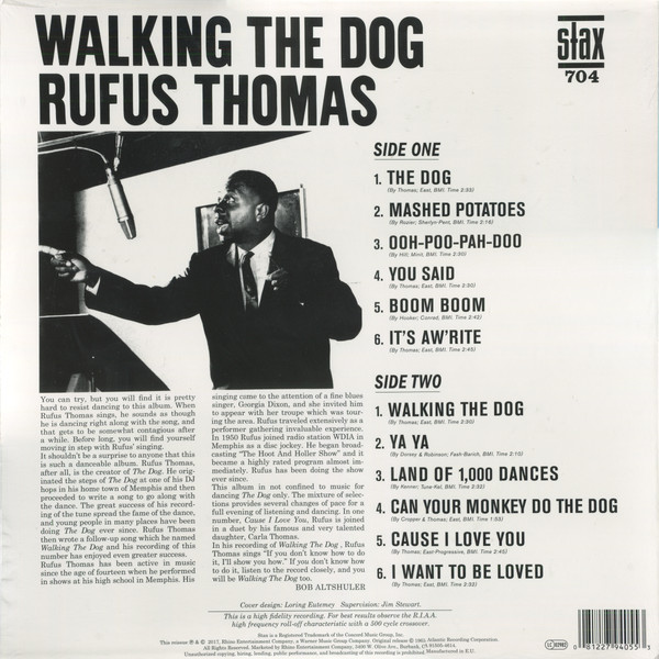 THOMAS RUFUS – WALKING THE DOG LP