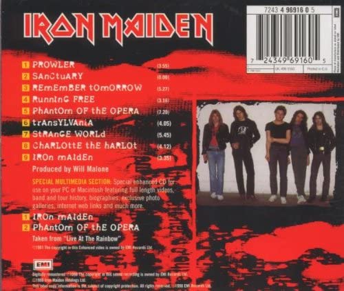 IRON MAIDEN – IRON MAIDEN…REMASTER CD