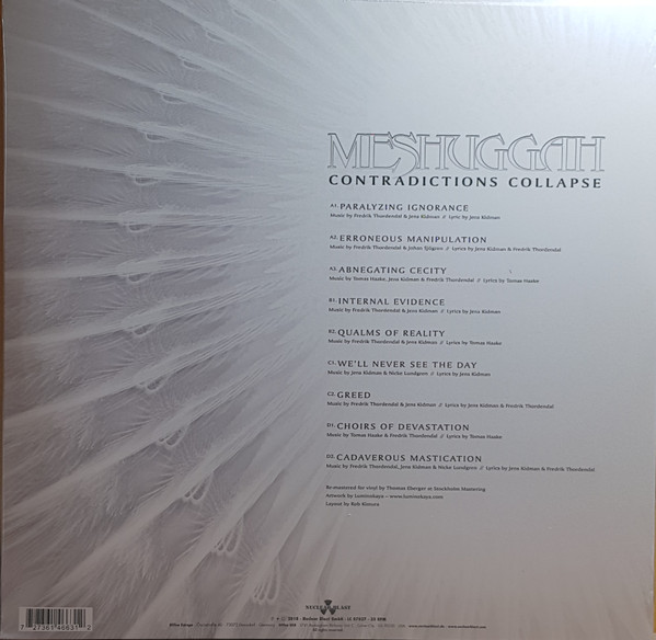 MESHUGGAH – CONTRADICTIONS COLLAPSE ltd…LP2