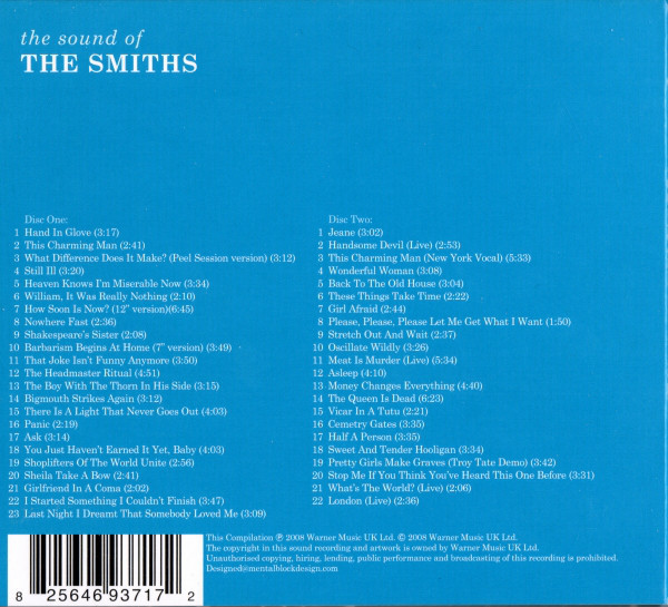 SMITHS – SOUND OF THE SMITHS